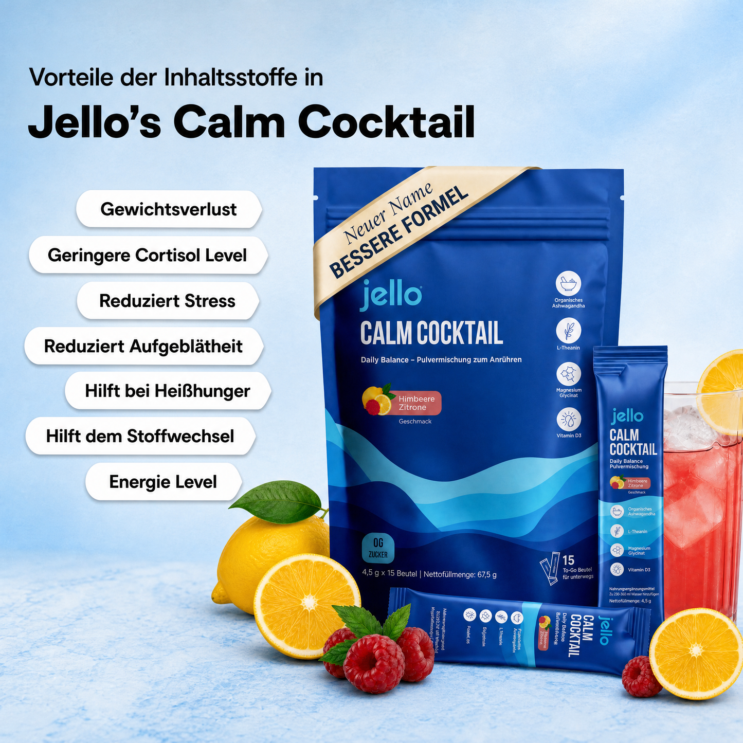 Jello cortisol cocktail