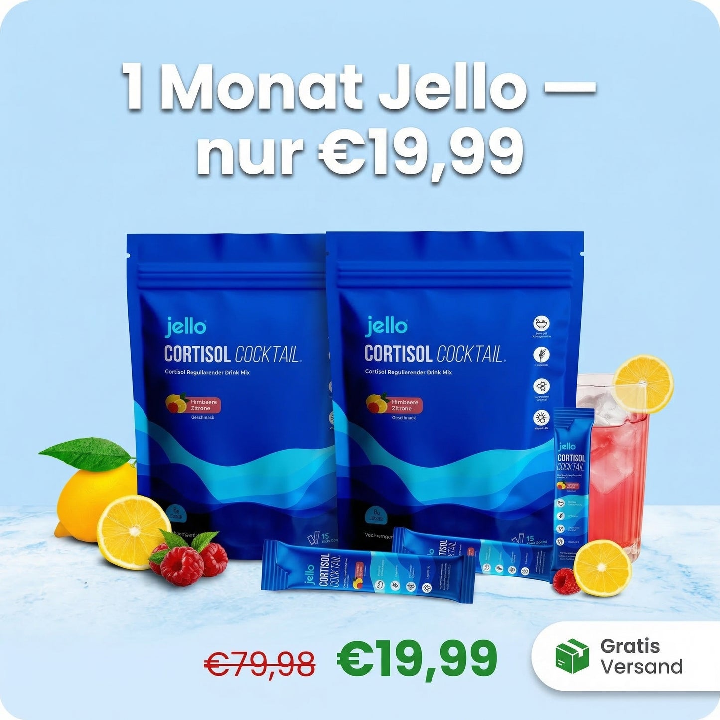 Jello cortisol cocktail